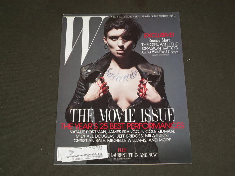 2011 FEBRUARY W MAGAZINE - ROONEY MARA COVER - B 3444