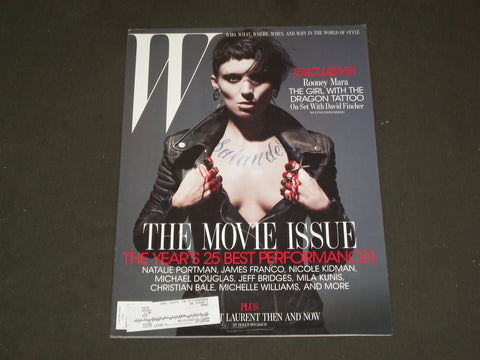 2011 FEBRUARY W MAGAZINE - ROONEY MARA COVER - B 3444