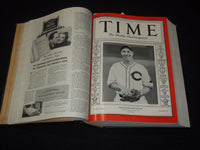 1937 APRIL-JUNE TIME MAGAZINE BOUND VOLUME - GREAT COVERS - NICE ADS - KD 3806M