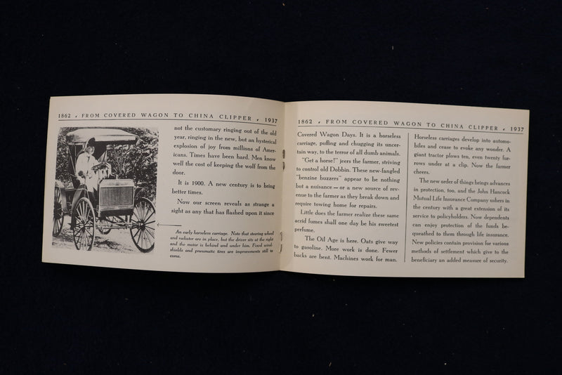 1937 FROM COVERED WAGON TO CHINA CLIPPER-SOFTCOVER-JOHN HANCOCK INS. CO.- K 1620