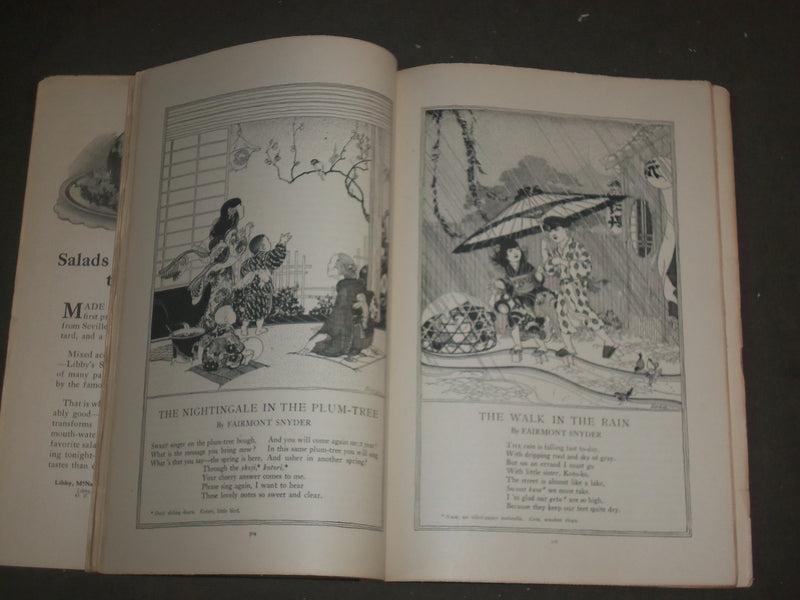 1919 APRIL ST. NICHOLAS MAGAZINE - NORMAN ROCKWELL ILLUSTRATION IN AD - B 4613