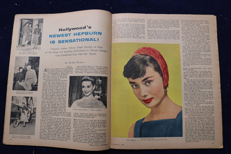 1953 DECEMBER 6 CHICAGO TRIBUNE MAGAZINE - JULIUS LAROSA COVER - E 22202
