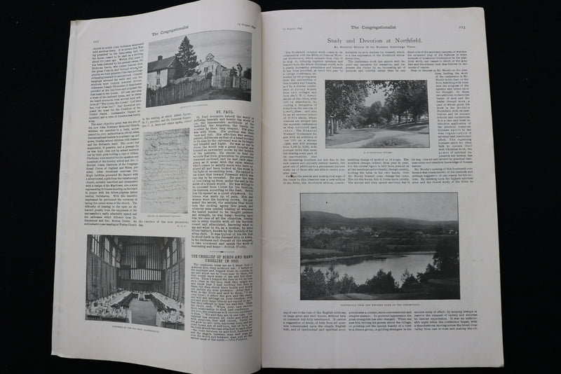 1896 AUGUST 13 THE CONGREGATIONALIST MAGAZINE -NEW CONGRESSIONAL LIBRARY- K 2343