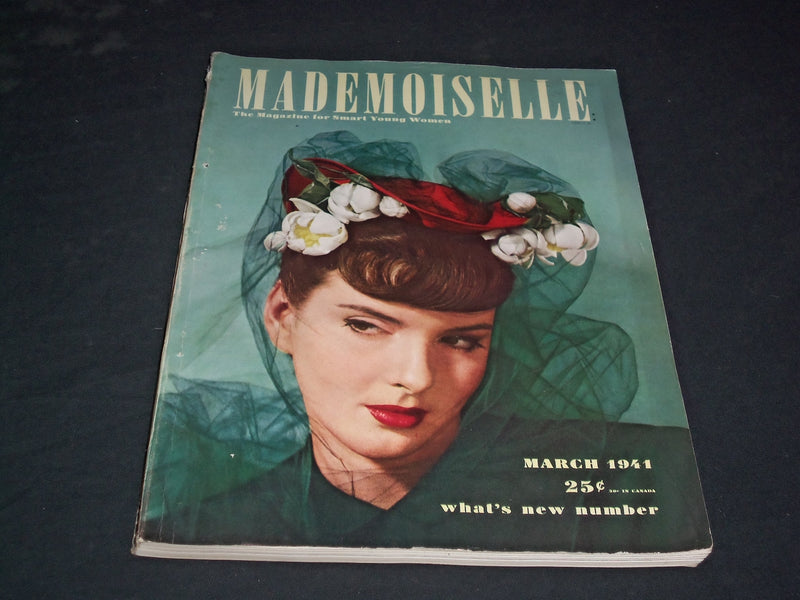 1941 MARCH MADEMOISELLE MAGAZINE - WHAT'S NEW NUMBER - SP 6537