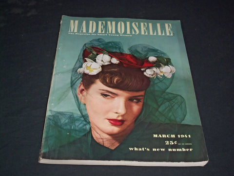 1941 MARCH MADEMOISELLE MAGAZINE - WHAT'S NEW NUMBER - SP 6537