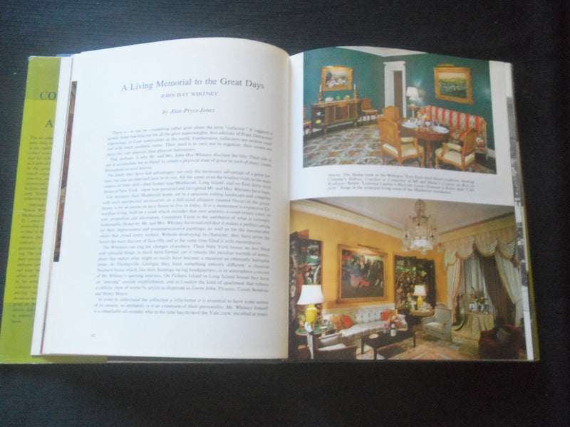 1970 THE COLLECTOR IN AMERICA HARDCOVER BOOK COMPILED BY JEAN LIPMAN- R 734J