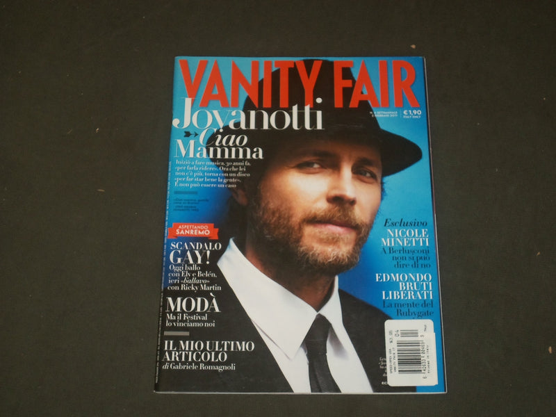 2011 FEBRUARY 2 VANITY FAIR MAGAZINE - JOVANOTTI - ITALY EDITION- B 2520