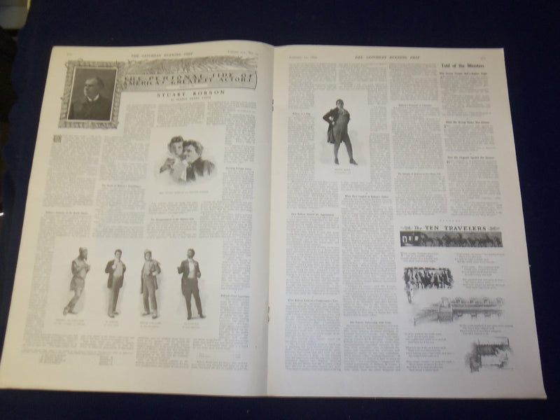 1899 FEBRUARY 11 THE SATURDAY EVENING POST MAGAZINE - NICE ILLUSTRATIONS- B 6694