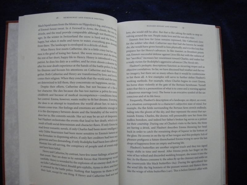 2010 HEMINGWAY AND FRENCH WRITERS HARDCOVER BOOK BY BEN STOLTZFUS - KD 8029
