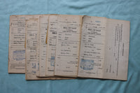 1920'S-1930'S OHIO MOTOR VEHICLE SALES CERTIFICATES - LOT OF 130 - K 2548