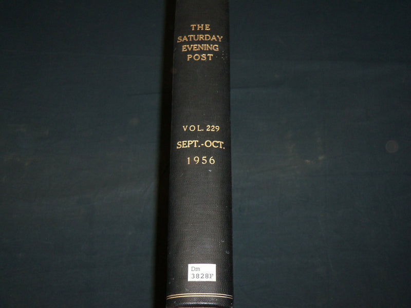 1956 SEPT-OCT SATURDAY EVENING POST MAGAZINE VOLUME - 2 ROCKWELL COVERS - R 565