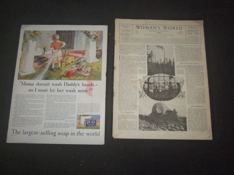 1930 JULY WOMAN'S WORLD MAGAZINE - DELICIOUS DESSERTS - SP 1520I