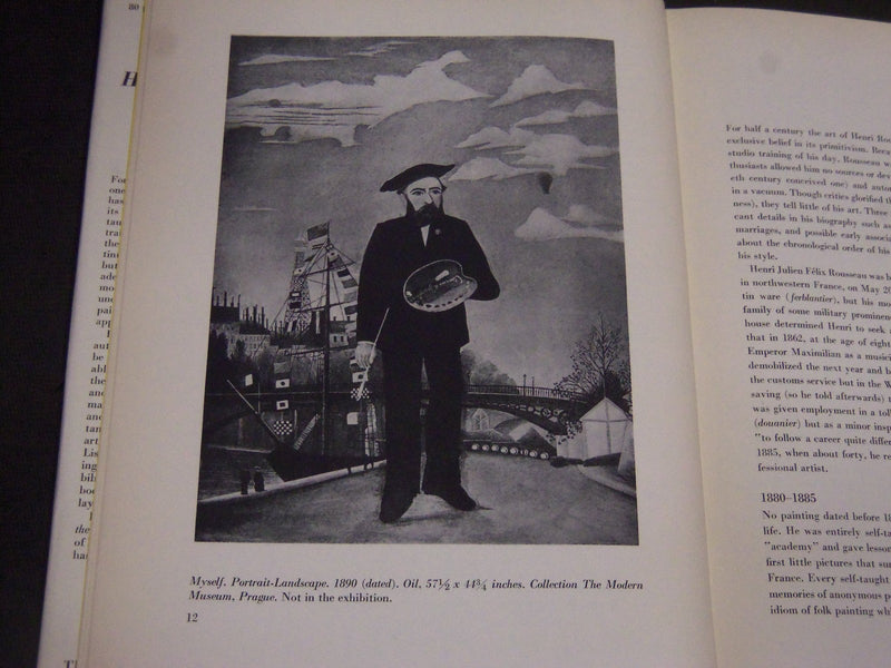 1942 HENRI ROUSSEAU BY DANIEL CATTON RICH HARDCOVER BOOK - KD 1350U
