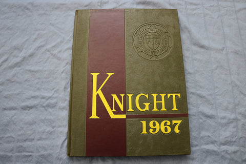 1967 KNIGHT CAMPION JESUIT HIGH SCHOOL YEARBOOK - PRAIRIE DU CHIEN, WI - YB 3405