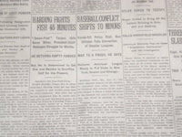 1920 NOVEMBER 10 NEW YORK TIMES - BASEBALL CONFLICT SHIFTS TO MINORS - NT 8450