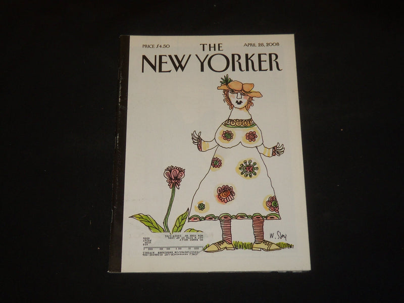 2008 APRIL 28 THE NEW YORKER MAGAZINE - ILLUSTRATED COVER - NY 2125