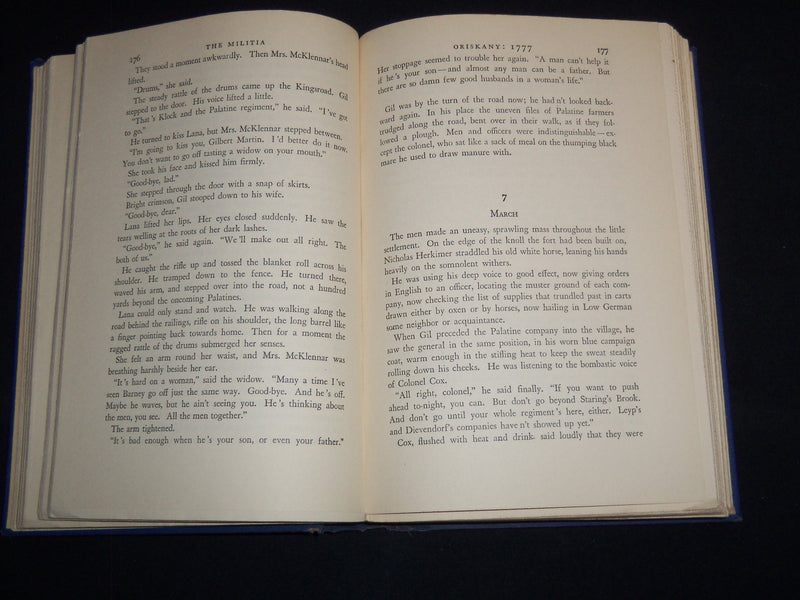 1937 DRUMS ALONG THE MOHAWK BOOK BY WALTER EDMONDS - KD 4671L