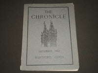 1903 DEC THE CHRONICLE MAGAZINE - HARTFORD PUBLIC HIGH SCHOOL - J 2338