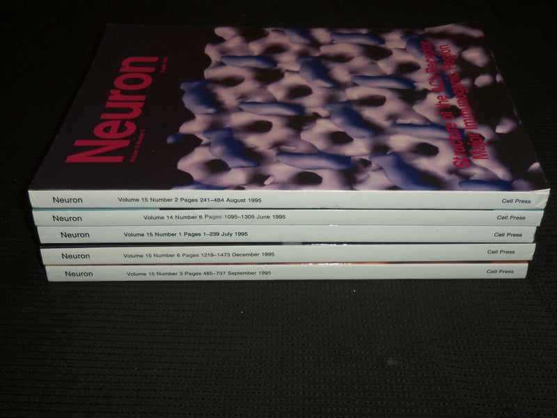 1995 NEURON MAGAZINE LOT OF 5 ISSUES - NICE COVERS & PHOTOS - O 3239D
