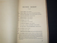1926 MUSEE RODIN FRENCH CATALOGUE - SOMMAIRE DES OEUVRES - K 2167