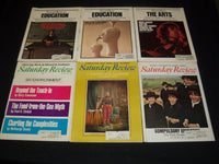 1960-1973 SATURDAY REVIEW MAGAZINE LOT OF 29 ISSUES - NICE COVERS - WR 104E