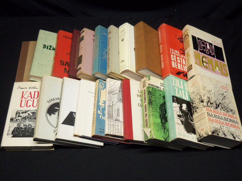1960'S-1970'S ASSORTED ESTONIAN - LATVIAN BOOKS LOT OF 43 - HARDCOVER - KD 59