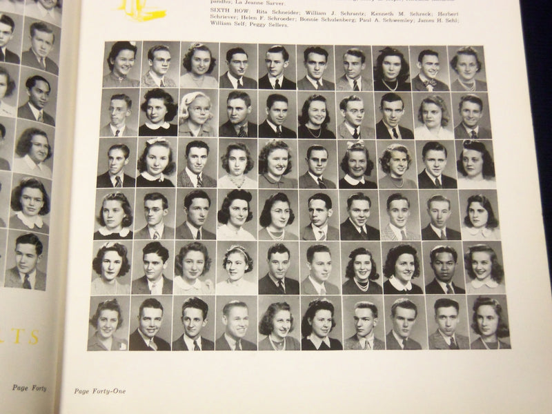 1941 RECENSIO MIAMI UNIVERSITY YEARBOOK - OXFORD OHIO - GREAT PHOTOS - YB 674