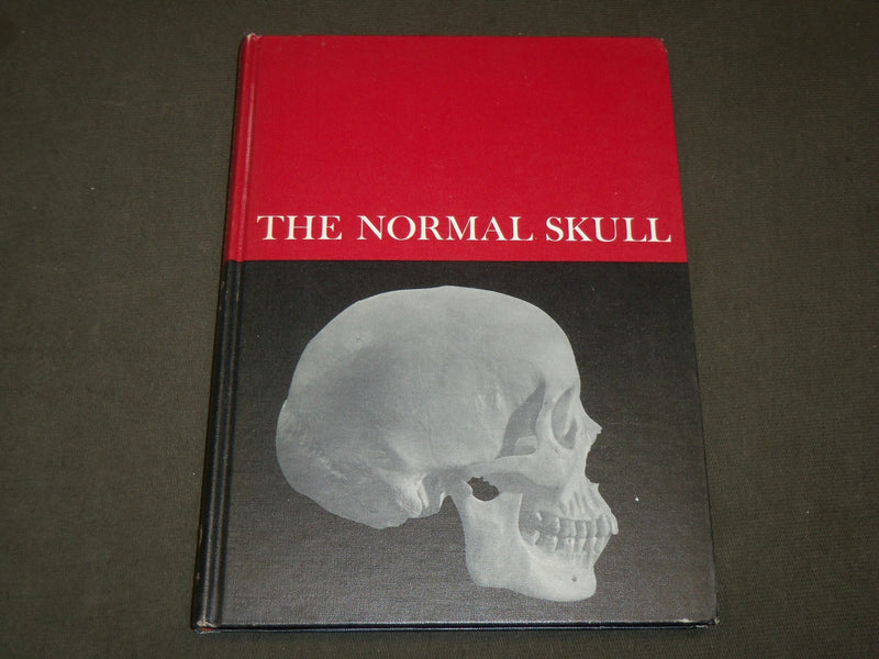 1960 THE NORMAL SKULL A ROENTGEN STUDY BOOK BY SHAPIRO & JANSEN - KD 6294