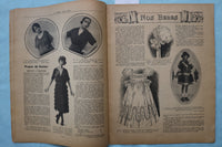 1921 LA FEMME CHEZ ELLE MAGAZINE - FRENCH FASHION - LOT OF 2 - K 2530