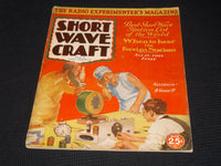 1933 MARCH SHORT WAVE CRAFT MAGAZINE NICE COVER - E 127