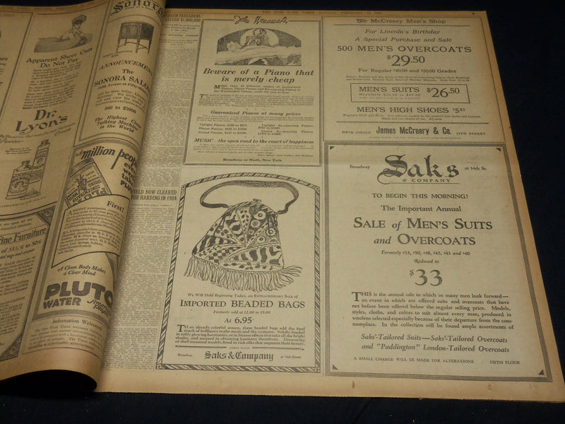 1923 FEBRUARY 12 NEW YORK TIMES - DR. GRANT DENIES THE VIRGIN BIRTH - NT 7987