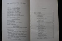 1908 UNIVERSITY OF WISCONSIN REPORT OF THE PRESIDENT SOFTCOVER BOOK - K 3009