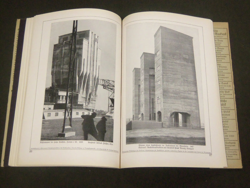 1929 BAUTEN DER ARBEIT UND DES VERKEHRS GERMAN SOFTCOVER BOOK - PHOTOS - J 2126