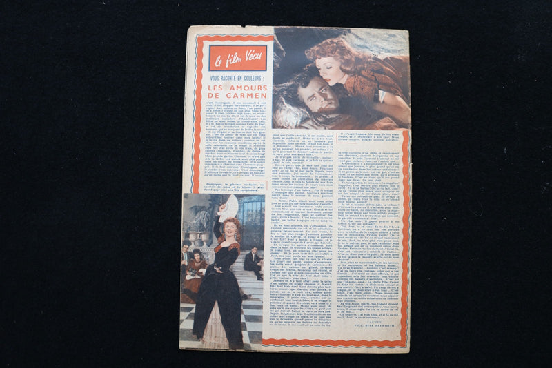 1948 CINEMONDE MAGAZINE - RITA HAYWORTH COVER - E 26068