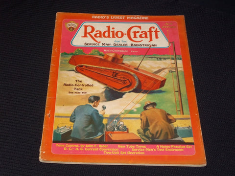 1931 APRIL RADIO-CRAFT MAGAZINE VERY NICE COVERS & ADS - E 365