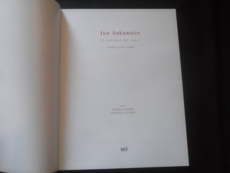 2008 JUN SAKAMOTO O VIRTUOSE DO SUSHI HARDCOVER BOOK - R 734W