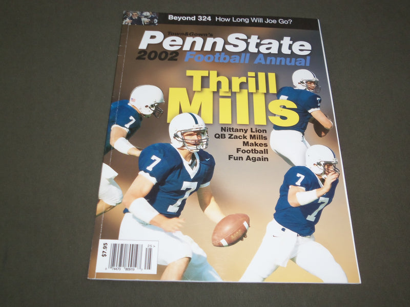 2002 TOWN AND GOWN'S MAGAZINE - PENN STATE FOOTBALL ANNUAL - SP 9777