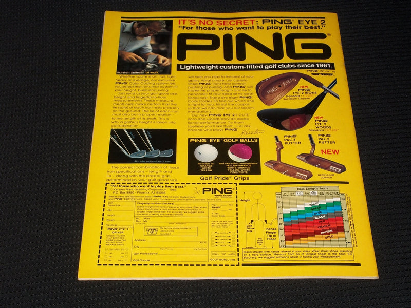 1986 JULY 25 GOLF WORLD MAGAZINE - GREG NORMAN FRONT COVER - E 5556A