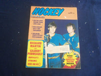 1973 FEBRUARY HOCKEY PICTORIAL MAGAZINE -R. MARTIN & G. PERREAULT COVER -ST 200Z