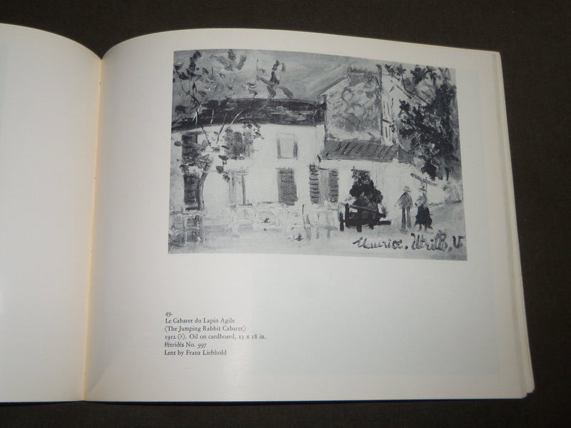 1963 MAURICE UTRILLO EXHIBITION OF PAINTINGS CARNEGIE INSTITUTE CATALOG- KD 5089