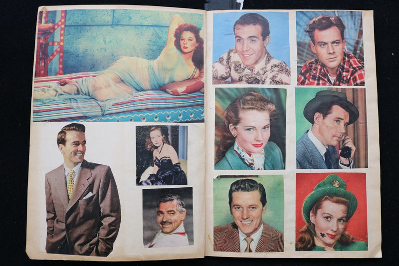 MOVIE STARS SCRAPBOOK - MANY PHOTOS - E 24961