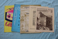 1940'S-1960'S MUSIC THEATRE PROGRAMS AND SOUVENIR BOOKS - LOT OF 51 - O 3720