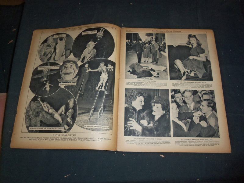 1943 JULY THE NATIONAL POLICE GAZETTE MAGAZINE - DOLORES MORAN - B 5901