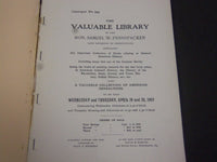 1907 SAMUEL PENNYPACKER LIBRARY AUCTION CATALOGUE NO. 943 PART 4 - J 5208