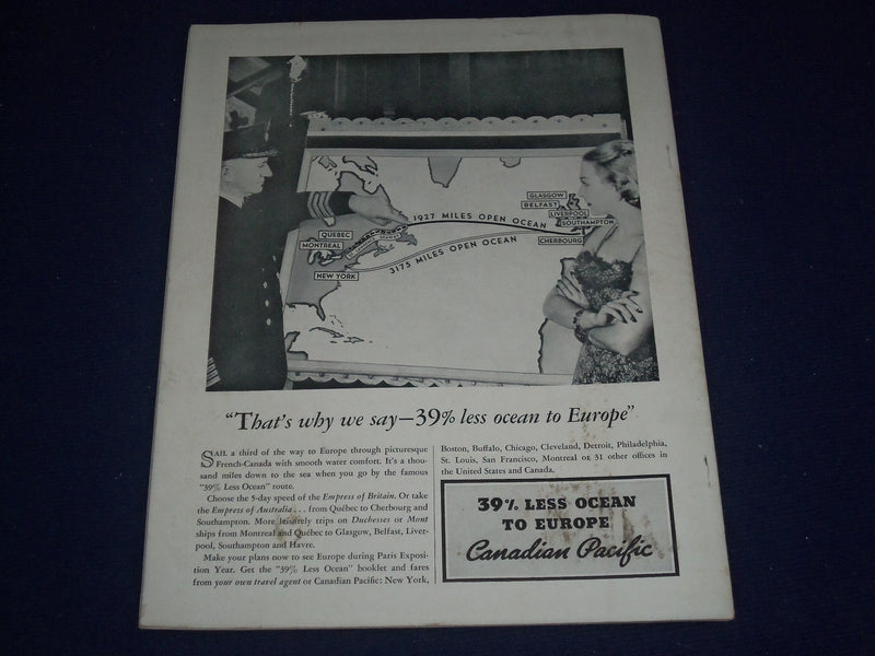 1937 MAY TRAVEL MAGAZINE - PHILOSOPHER IN HOLLAND COVER - GREAT PHOTOS - J 1360