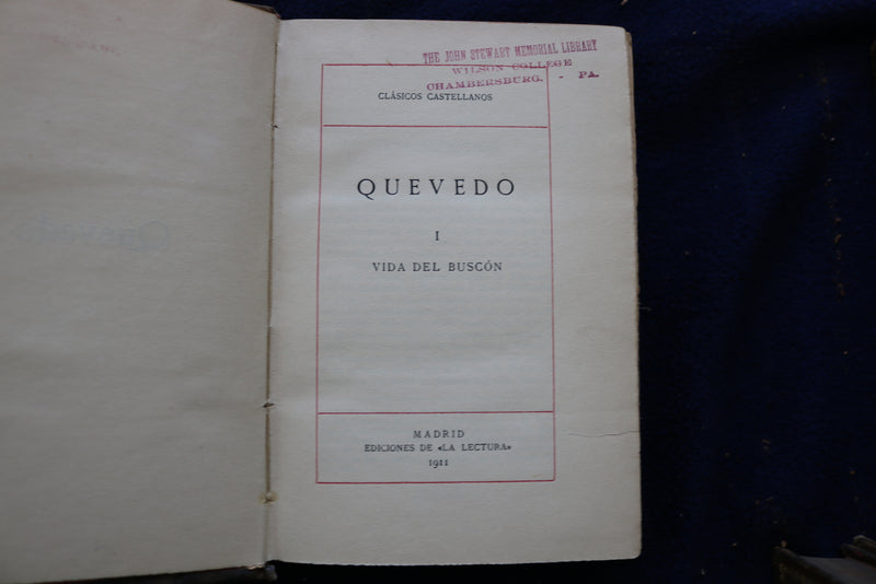 1910'S-1920'S CLASICOS CASTELLANOS HARDCOVER BOOKS - SPANISH - LOT OF 19 - KD 40