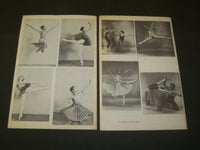 1967-1968 DANCE CONCERT - SCHOOL OF PERFORMING ARTS PROGRAM LOT OF 2 - J 5160