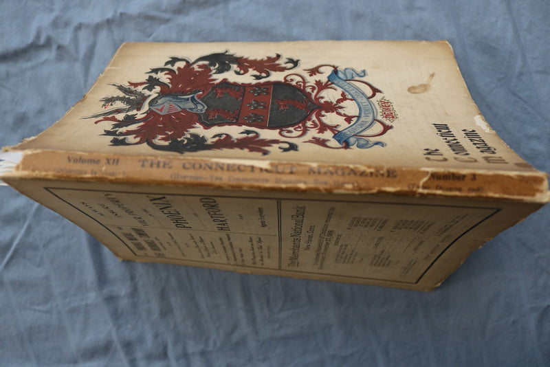 1908 THE CONNECTICUT MAGAZINE - SOFTCOVER - K 3205