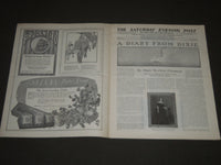 1905 JANUARY 28 THE SATURDAY EVENING POST MAGAZINE - ILLUSTRATED COVER - SP 760