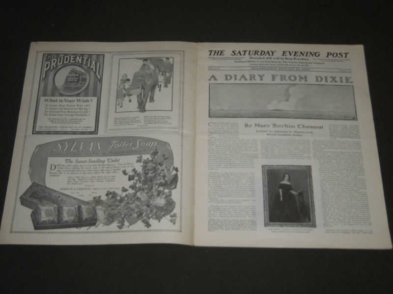 1905 JANUARY 28 THE SATURDAY EVENING POST MAGAZINE - ILLUSTRATED COVER - SP 760